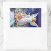 Guardian Angel, kinderen en brug Rechthoekige Sticker (Tas)