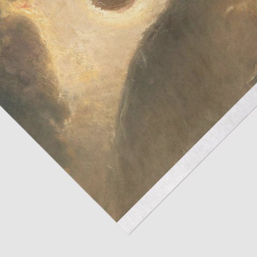 Guardian Angel Kunstwerk Decoupage Tissuepapier (Detail)