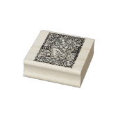 GUARDIAN ANGEL & LAMB, CEMETERY RUBBER STAMP RUBBERSTEMPEL (Stempel)