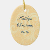 Guardian Angel Leading a Child Ornament (Achterkant)