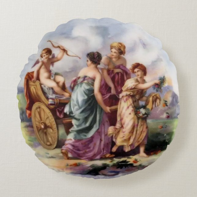 Guardian Angel leidt het pad Rond Kussen (Voorkant)