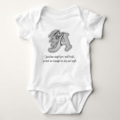 Guardian Angel Letter A Romper (Voorkant)
