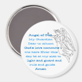 Guardian Angel magnet (Voorkant / Achterkant)