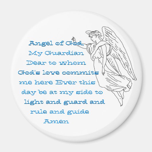 Guardian Angel magnet (Voorkant)