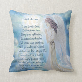 Guardian Angel met gedicht Kussen