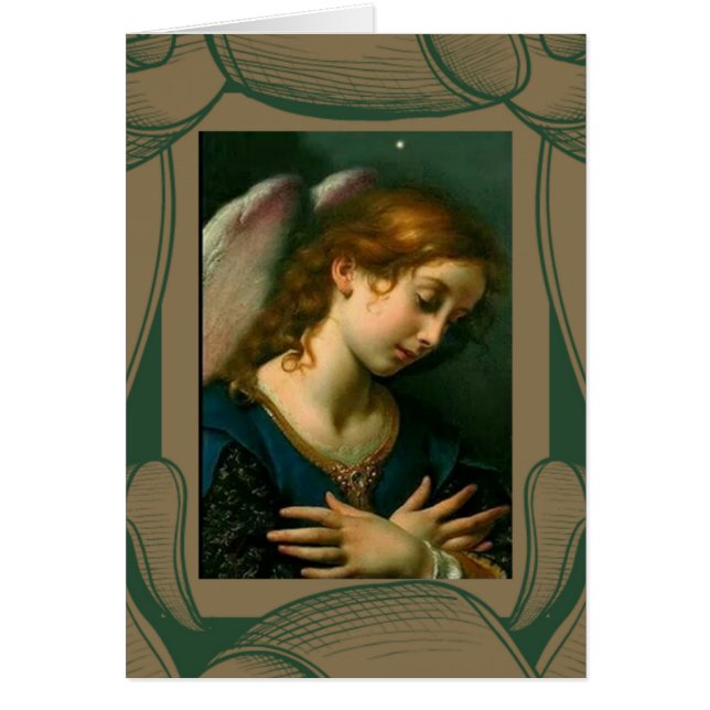Guardian Angel met Gold & Green Border (Voorkant)