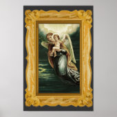  Guardian Angel met Jezus Poster (Voorkant)