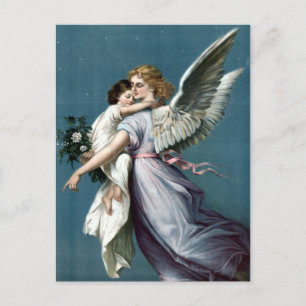  Guardian Angel met kind Briefkaart