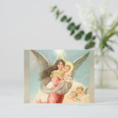 Guardian Angel met kinderen Briefkaart (Staand voorkant)