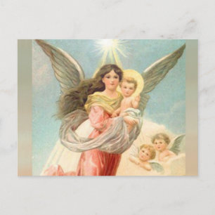 Guardian Angel met kinderen Briefkaart