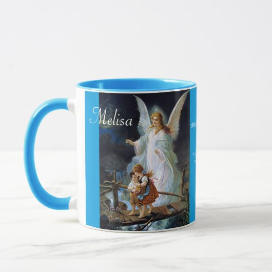 Guardian Angel met Naam Cadeau Koffie Thee Cup Mok (Links)