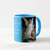 Guardian Angel met Naam Cadeau Koffie Thee Cup Mok (Voorkant rechts)