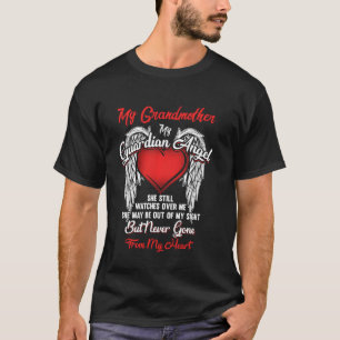 Guardian Angel Mijn grootmoeder Kerstmis Ze Watche T-shirt