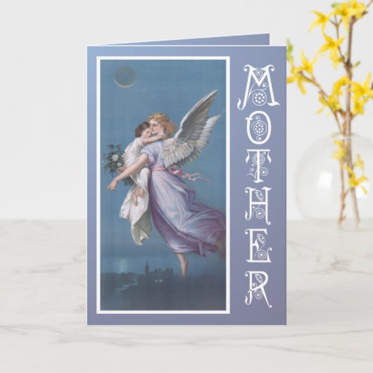 Guardian ANGEL Moederdag KAART (Gele Bloem)
