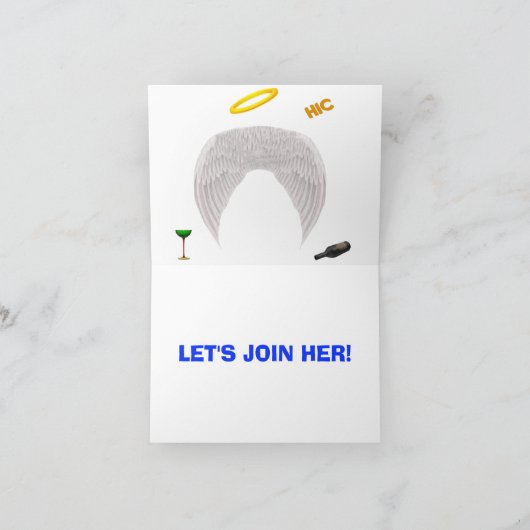 Guardian Angel Note Kaart (Binnen)