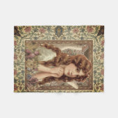 Guardian Angel of Comfort Fleece Deken (Voorkant (Horizontaal))