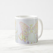 Guardian Angel of Hearts Art Custom Coffee Cup Mok (Voorkant rechts)