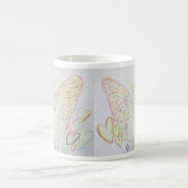 Guardian Angel of Hearts Art Custom Coffee Cup Mok (Center)
