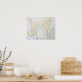 Guardian Angel of Hearts Art Poster Print (Keuken)