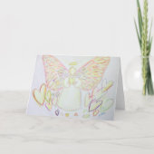 Guardian Angel of Hearts Greeting of Note Cards Kaart (Voorkant)