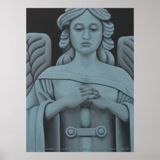 Guardian Angel op Work Print (Voorkant)