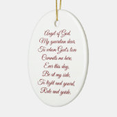 Guardian Angel Ornamen Keramisch Ornament (Links)