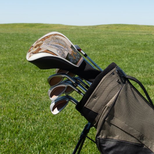 Guardian Angel Orthodox Christelijk Icoon Golfheadcover (Insitu)