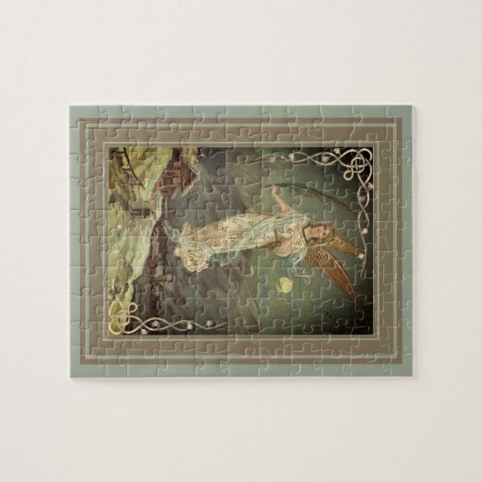 Guardian Angel over de stad Legpuzzel (Horizontaal)