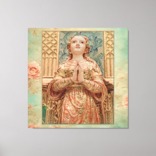 Guardian Angel painting Canvas Afdruk (Voorkant)