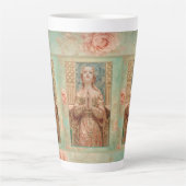 Guardian Angel painting coffee cups Latte Mok (Voorkant)
