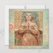 Guardian Angel painting Magnetische Uitnodiging (Voorkant)