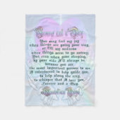 Guardian Angel Poem Blanket Fleece Deken (Voorkant)