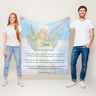 Guardian Angel Poem Blanket Fleece Deken