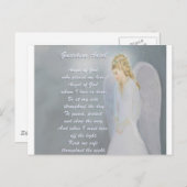 Guardian Angel Poem Briefkaart (Voorkant / Achterkant)