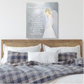 Guardian Angel Poem Canvas Afdruk (Insitu (Slaapkamer))