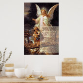 Guardian Angel Poem, kinderen, Bridge Poster (Keuken)