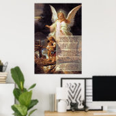 Guardian Angel Poem, kinderen, Bridge Poster (Thuiskantoor)