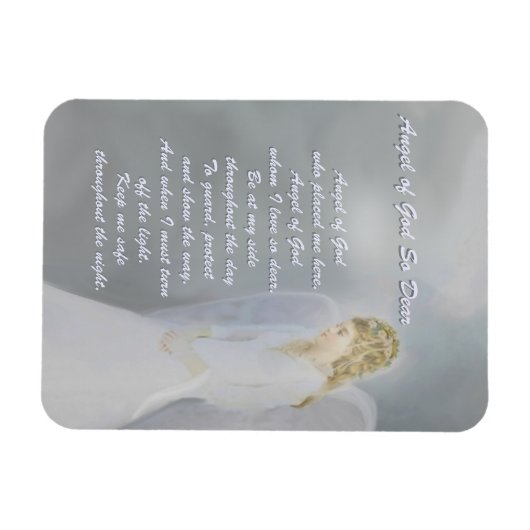 Guardian Angel Poem Magneet (Horizontaal)