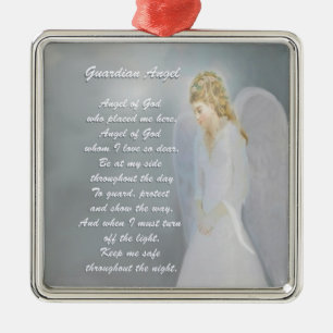 Guardian Angel Poem Metalen Ornament