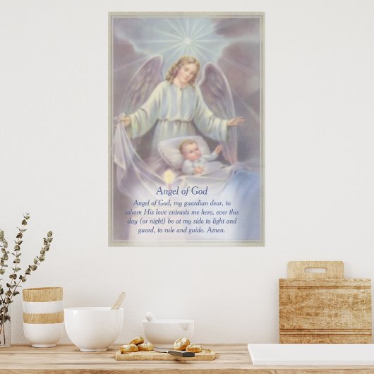 Guardian Angel Poem Poster (Keuken)
