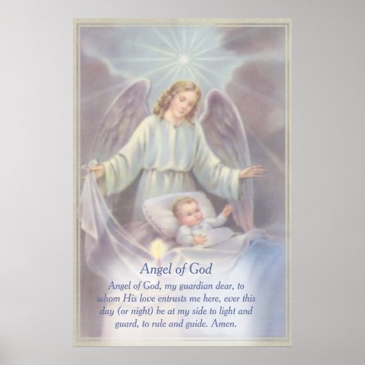 Guardian Angel Poem Poster (Voorkant)