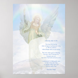 Guardian Angel Poem Poster