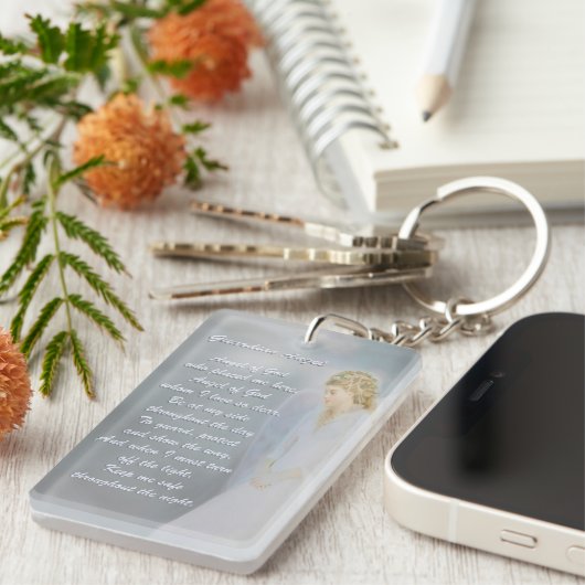 Guardian Angel Poem Sleutelhanger (Voorkant Rechts)