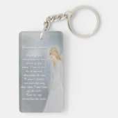 Guardian Angel Poem Sleutelhanger (achterkant)