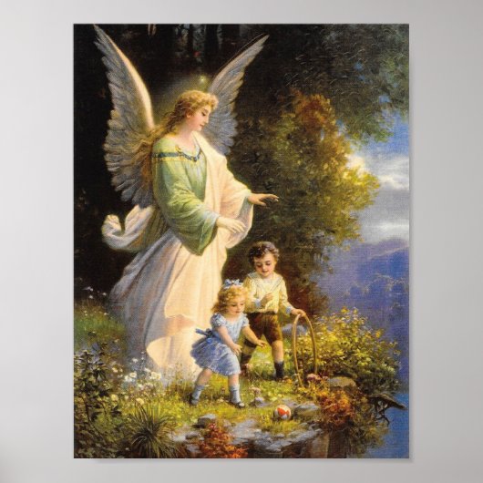  Guardian Angel Poster afdrukken (Voorkant)