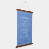 Guardian Angel Prayer Blue Hangend Wandkleed (Gebogen)