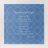 Guardian Angel Prayer Blue Legpuzzel (Verticaal)
