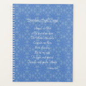 Guardian Angel Prayer Blue Planner (Voorkant)
