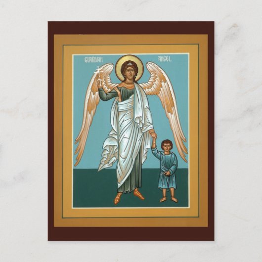 Guardian Angel Prayer Card Briefkaart (Voorkant)
