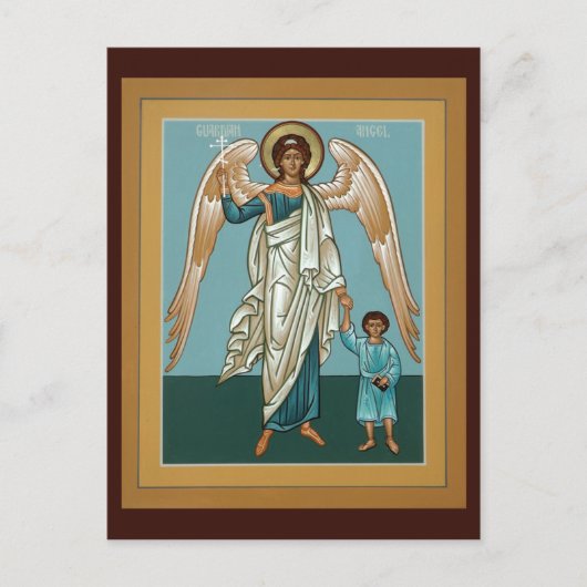 Guardian Angel Prayer Card Briefkaart (Voorkant)